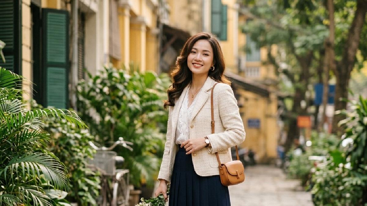 Bí quyết phối đồ sành điệu cùng kiểu tóc uốn đuôi hợp xu hướng