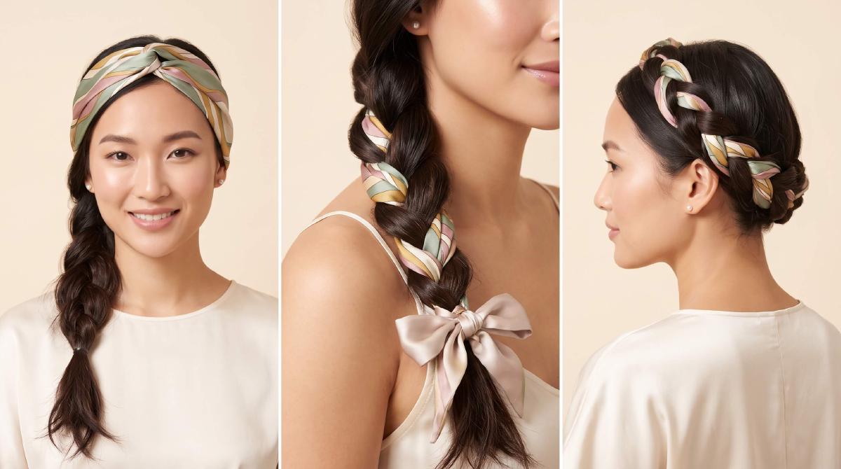 3 Cách Tết Tóc Với Khăn Turban Đẹp Nhẹ Nhàng Và Cuốn Hút