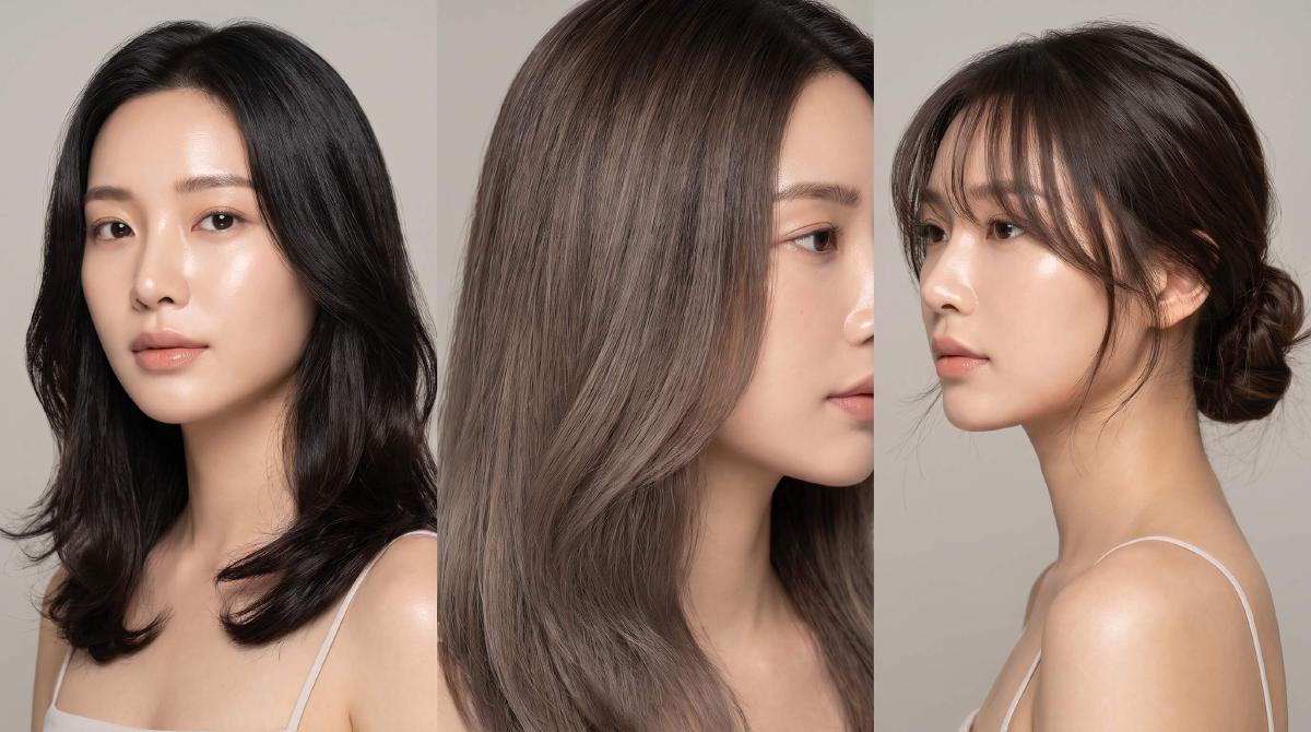 Kiểu Tóc Hàn Quốc Đẹp Tự Nhiên Giúp Thăng Hạng Nhan Sắc